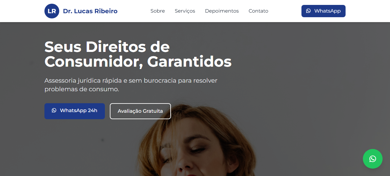 Landing Page Direito do Consumidor